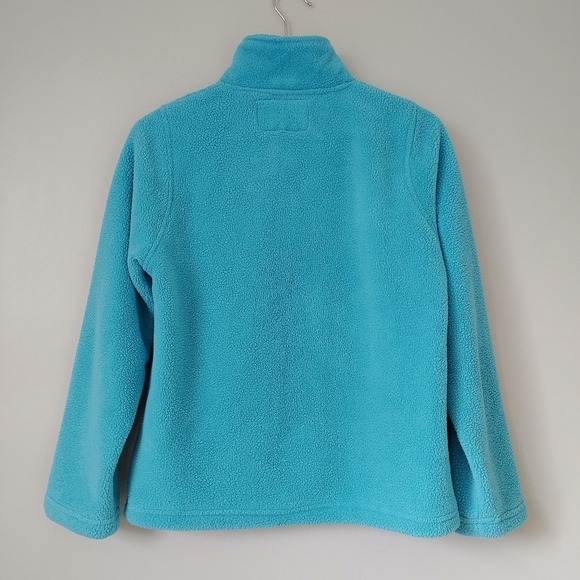 Fundy Resort Fleece Zip Up Sweatshirt Jacket Size Medium Blue - Picture 4 of 11